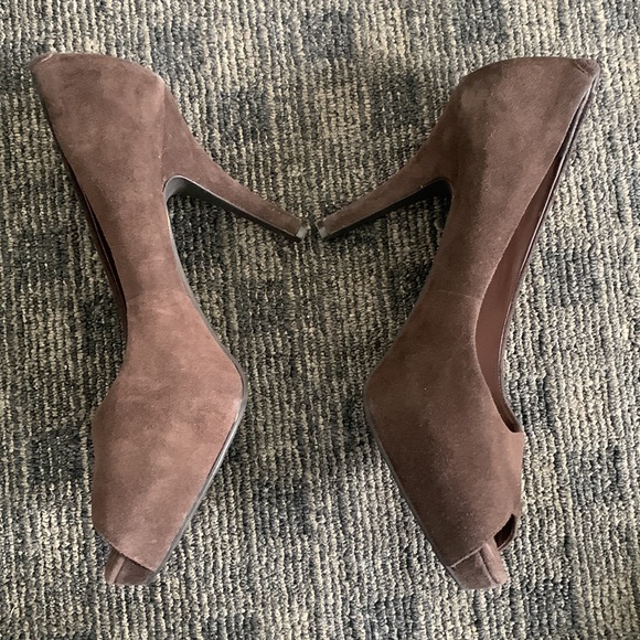 Rockport Adiprene by Adidas Womens Suede Leather Open Toe Platform Heels - Picture 5 of 8